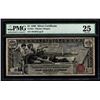 Image 1 : 1896 $1 Educational Silver Certificate PMG 25