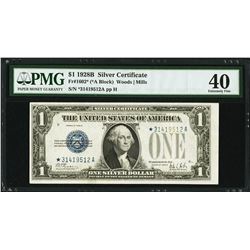 1928B $1 Silver Certificate STAR Note PMG 40