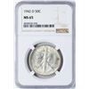 Image 1 : 1942-D Walking Liberty Half Dollar Coin NGC MS65