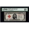 Image 1 : 1928D $5 Legal Tender STAR Note PMG 25