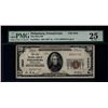 Image 1 : 1929 $20 Philipsburg National Bank Note PMG 25