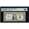 Image 1 : 1935F $1 Silver Certificate PMG 66EPQ