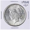 Image 1 : 1924-S $1 Peace Silver Dollar Coin
