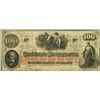 Image 1 : 1862 $100 Confederate States of America Note T-41