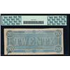 Image 2 : 1864 $20 Confederate States of America Note PCGS 63PPQ