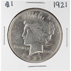 1921 $1 Peace Silver Dollar Coin