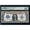 Image 1 : 1923 $1 Silver Certificate PMG 63