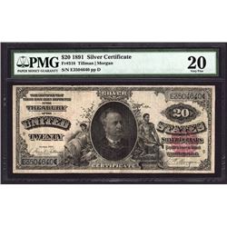 1891 $20 Silver Certificate PMG 20