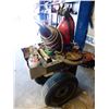 Image 2 : OXY ACETYLENE CART C/W HOSES, GLOVES, TIPS, ETC
