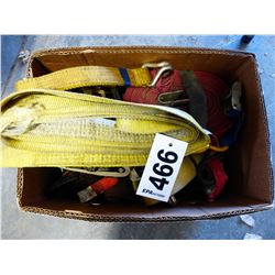 BOX WITH STRAPS & TIE DOWNS