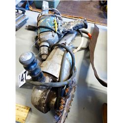 SKIHL 7-9" SANDER/ANGLE GRINDER & MAKITA DRILL