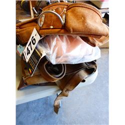 BUNDLE OF TOOL BELTS & KNEE PADS