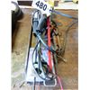Image 1 : TROUBLE LIGHT, HITCH, CLEVICES, 40 LB SAFETY CABLE, ETC - BUNDLE
