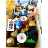 Image 2 : 2 BOXES GARDEN/YARD CHEMICALS, 4 WAY WRENCH, WINDEX, RUG SHAMPOO, CAULKING, WOOD STAKES, ETC
