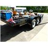 Image 9 : APPROX. 20' TANDEM AXLE FLAT DECK TRAILER