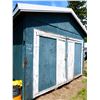 Image 14 : WHITE & GREY DOUBLE DOOR SHED & CONTENTS