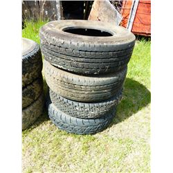 4 ASSORTED TIRES