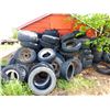 Image 2 : PILE OF APPROX. 30 ASSORTED TIRES