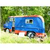 Image 1 : SUNNYSIDE TRUCK BODIES CAMPERIZED VAN & CONTENTS (BLUE & RED)