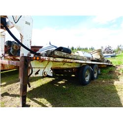 APPROX. 26' TILT DECK GOOSENECK TANDEM AXLE TRAILER & CONTENTS
