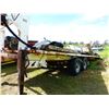 Image 1 : APPROX. 26' TILT DECK GOOSENECK TANDEM AXLE TRAILER & CONTENTS