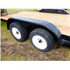 Image 6 : APPROX. 18' TANDEM AXLE FLAT DECK TRAILER