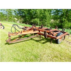 ALLIS CHALMERS 10' DEEP TILLAGE CULTIVATOR C/W TINE HARROWS & RAM