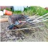Image 2 : 2 WHEEL BARROWS WITH ASSORTED GARDEN TOOLS