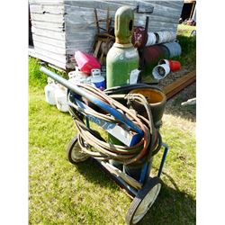 OXY ACETYLENE CART, HOSES & GAUGES