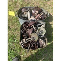 2 TUBS OF INSULATORS