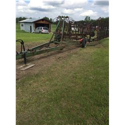 APPROX. 51' DIAMOND HARROWS & DRAWBAR