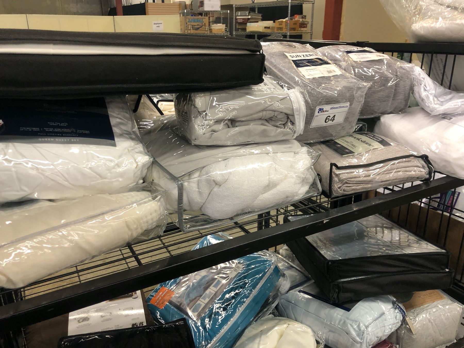 SHELF LOT OF ASSORTED BEDDING/LINENS - Able Auctions