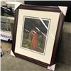 Image 1 : EMILY CARR FRAMED LIMITED EDITION PRINT, "RED CEDAR 1931", 315/950, 50" DIAGONAL INC. FRAME