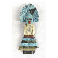 Vintage Santo Domingo Overlay Pendant