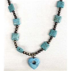 Southwestern Heart Pendant Necklace