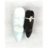 Image 3 : 2 Native American Zuni Carved Bear Fetishes