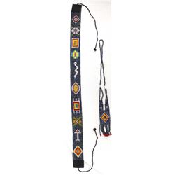 Hand Beaded Belt and Necklace by Kills Thunder