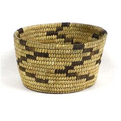 Vintage Native American Tohono O’odham Coiled Basket