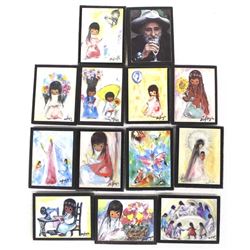 13 Vintage De Grazia Magnets