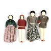 Image 1 : 4 Vintage Native American Navajo Cloth Dolls