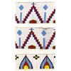 Image 2 : 3 Native American Plains Indian Beaded Panels