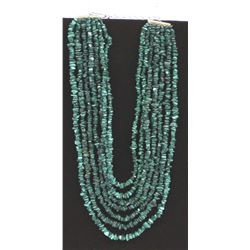 Malachite Multi Strand Necklace