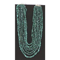 Malachite Multi Strand Necklace