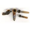 Image 2 : 4 Native American Pottery Pipes