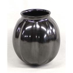 Mata Ortiz Highly Burnished Pottery Jar by Marin