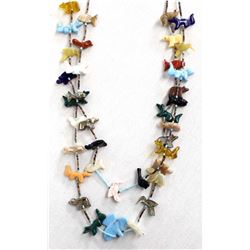 Native American Santo Domingo Fetish Necklace