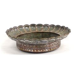 Vintage Copper Clad Metal Bowl