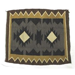 Vintage Native American Navajo Wool Textile Rug