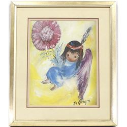 Framed De Grazia Print