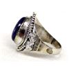 Image 2 : Sterling Silver Lapis Ring, Size 7.25